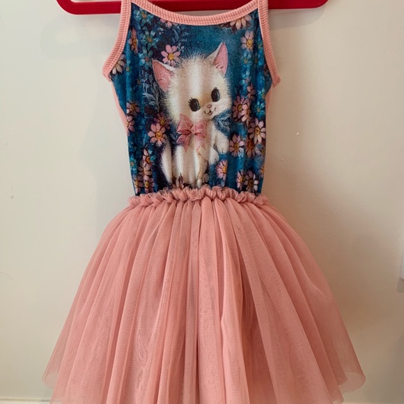Rock Your Baby Other - Rock Your Kid Retro Kitty Tutu Dress